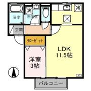 Freiheit（ﾌﾗｲﾊｲﾄ）の間取り画像