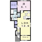 フォンテーヌ Ⅱの間取り画像