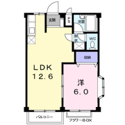 平の上ハイツⅡの間取り画像