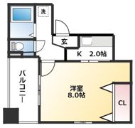 クレスト上町の間取り画像