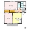 セジュール御山 Dの間取り画像