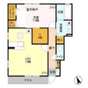 クレスト Cの間取り画像