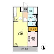 ライデンハイツ Ⅱの間取り画像