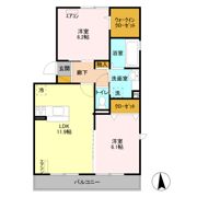 マ･メゾン Ⅱの間取り画像