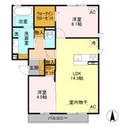 サープレマーシー Aの間取り画像