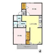 ネオハイム Bの間取り画像