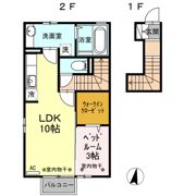 D-room北の森の間取り画像