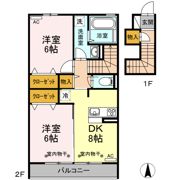 パーシモンKの間取り画像