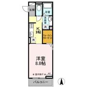 シンディパレス/ハートンD シンディパレスの間取り画像