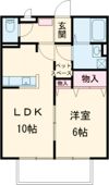 サンパレスC (ペット可)の間取り画像