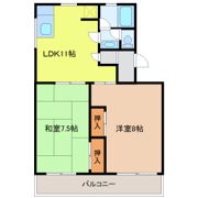箕ノ手ハイツBの間取り画像