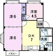 エナール大保Bの間取り画像