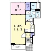 ルミエール豊四季Ⅰの間取り画像