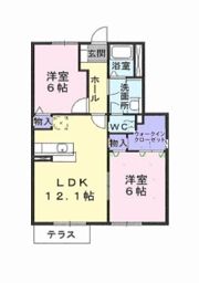 コウジィーコートの間取り画像
