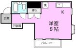 コーポホワイト名草の間取り画像