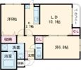 ジェルメ吉川町の間取り画像