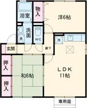 エスポワール B棟の間取り画像