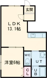 シエルBの間取り画像