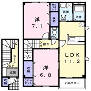 アーバン・スクェアBの間取り画像