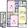アーバン・スクェアBの間取り画像