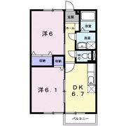 グリーンファミールの間取り画像