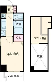 エステムコート三宮EASTⅡリベルテの間取り画像