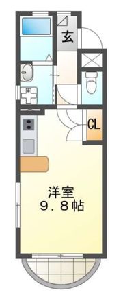 コンフォート梅村の間取り画像