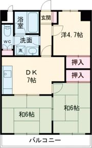 ウメムラビル月見の間取り画像