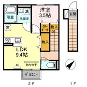 フォレスト上野山の間取り画像