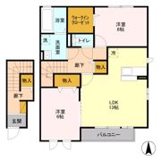 サンセールTKN Bの間取り画像