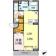 エスパシオときわⅢの間取り画像