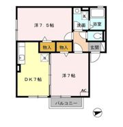 dedans bois Aの間取り画像