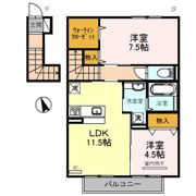 La figue（ﾗ ﾌｨｰｸﾞ）の間取り画像