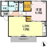 パストラル米原 A棟の間取り画像
