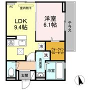 ラ・ナチュール曙の間取り画像