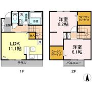 ハーモニータウン A棟の間取り画像