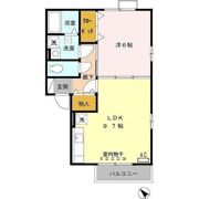 スカイコート大村（A・B） B棟の間取り画像