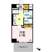 D Grande鹿児島中央の間取り画像