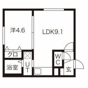 OHANA新さっぽろの間取り画像