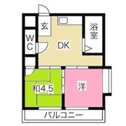 平出ハイツの間取り画像