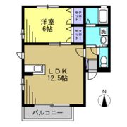 ラ・プランドール Bの間取り画像