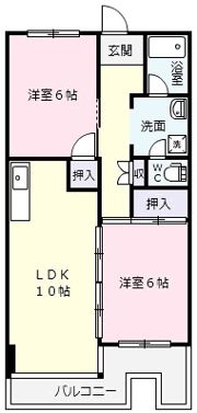 岐陽コーポレーションの間取り画像