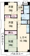 オルテンシアKOBEの間取り画像