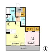 ヒル ヴァレイ Bの間取り画像