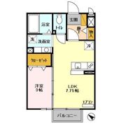 セジュール水彩の間取り画像