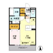 クライス ヒル Ⅱの間取り画像