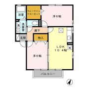 リベーラコート A/Bの間取り画像