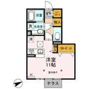 マロニエジャルダン Aの間取り画像