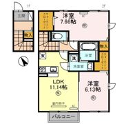 ラポールメゾンの間取り画像