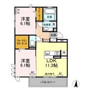 ファミールSHOWⅡ A棟の間取り画像